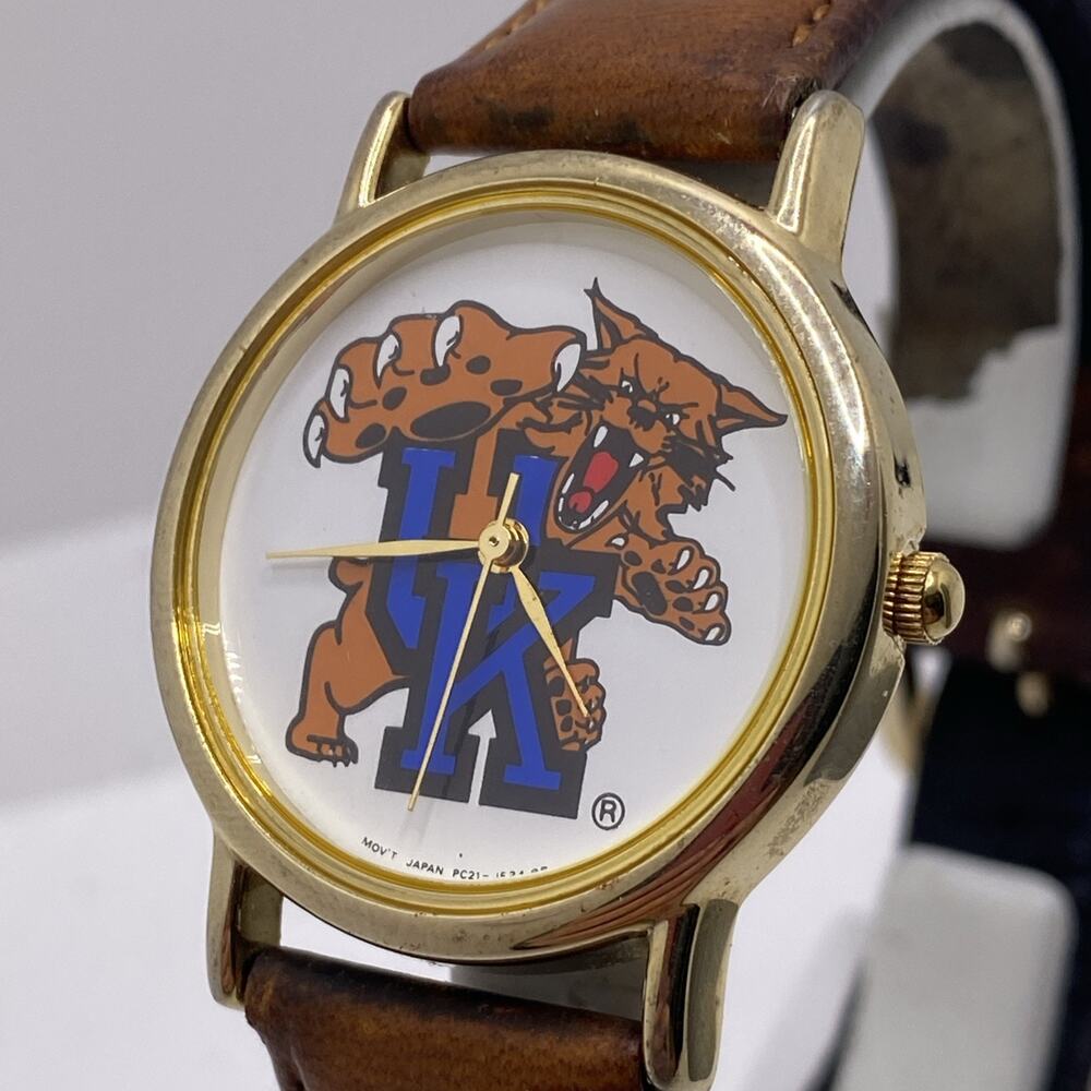 University Of Kentucky Vintage Mens Watch Works New Battery